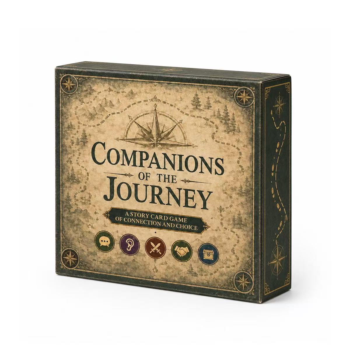 Board Game Catan - Travel companion storytelling card game, immersive