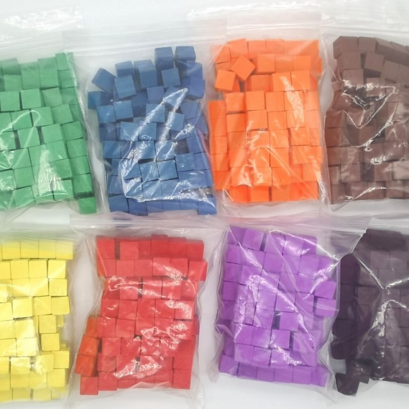 100Pcs/lots 10mm Wood Cubes Co - Board Game Catan ulasan dan harga