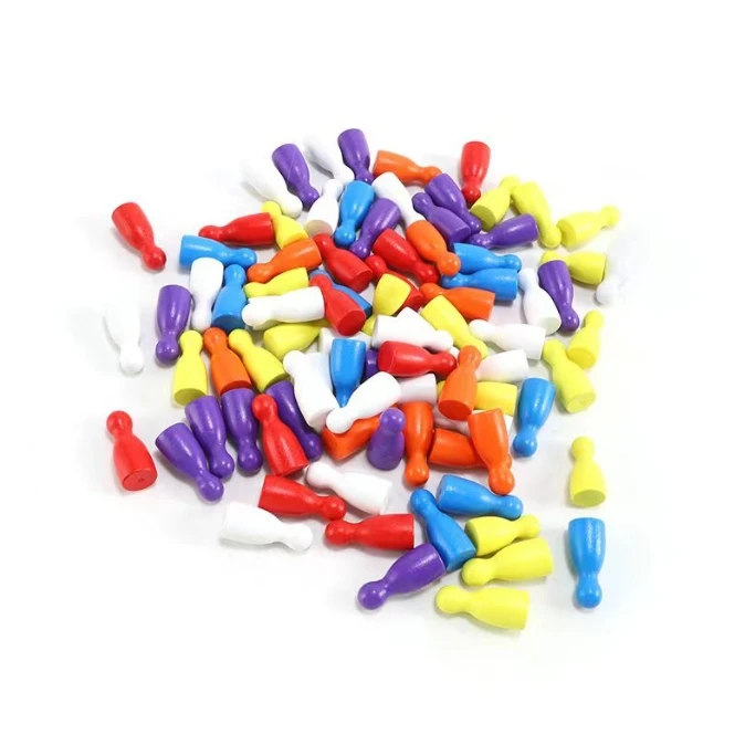 100 Pcs Colorful Wooden Chess  - Board Game Catan ulasan dan harga