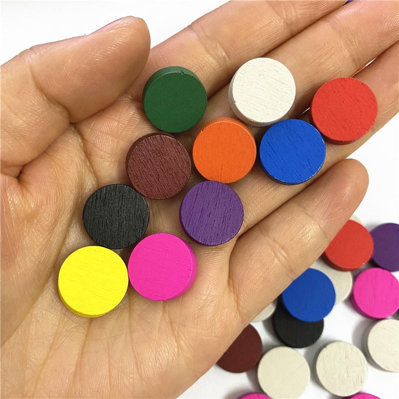 100pieces Diameter 15*5MM Wood - Board Game Catan ulasan dan harga
