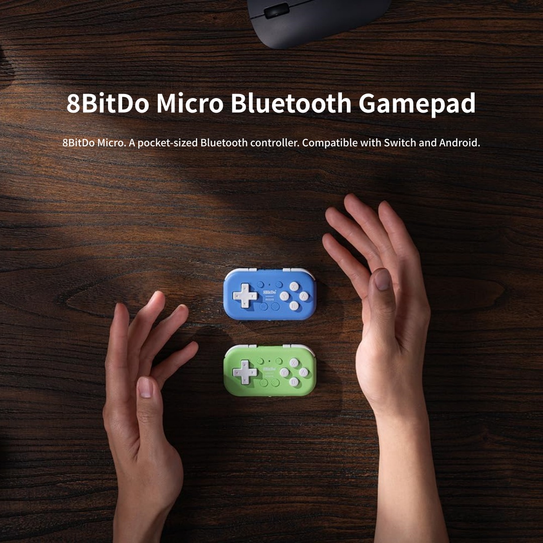8BitDo Micro Bluetooth Gamepad - Board Game Android ulasan dan harga